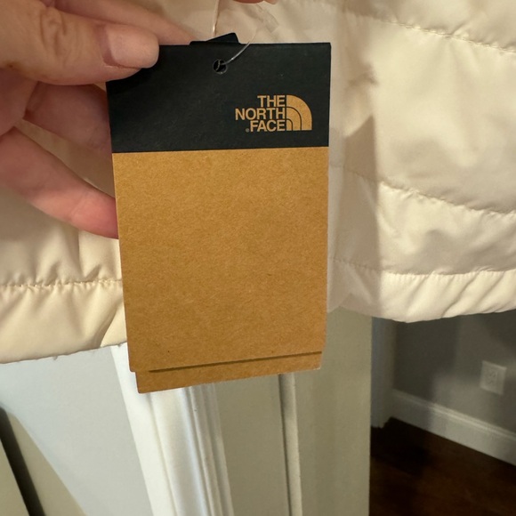 The North Face NWT Cream Reversible Winter Puffer Quilted Jacket Sz 1x - Picture 6 of 6